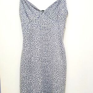 Lovely Day Gray and White Dress Size Small